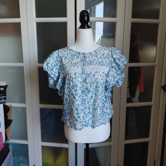 LoveShackFancy Floral Top - Picture 8 of 12